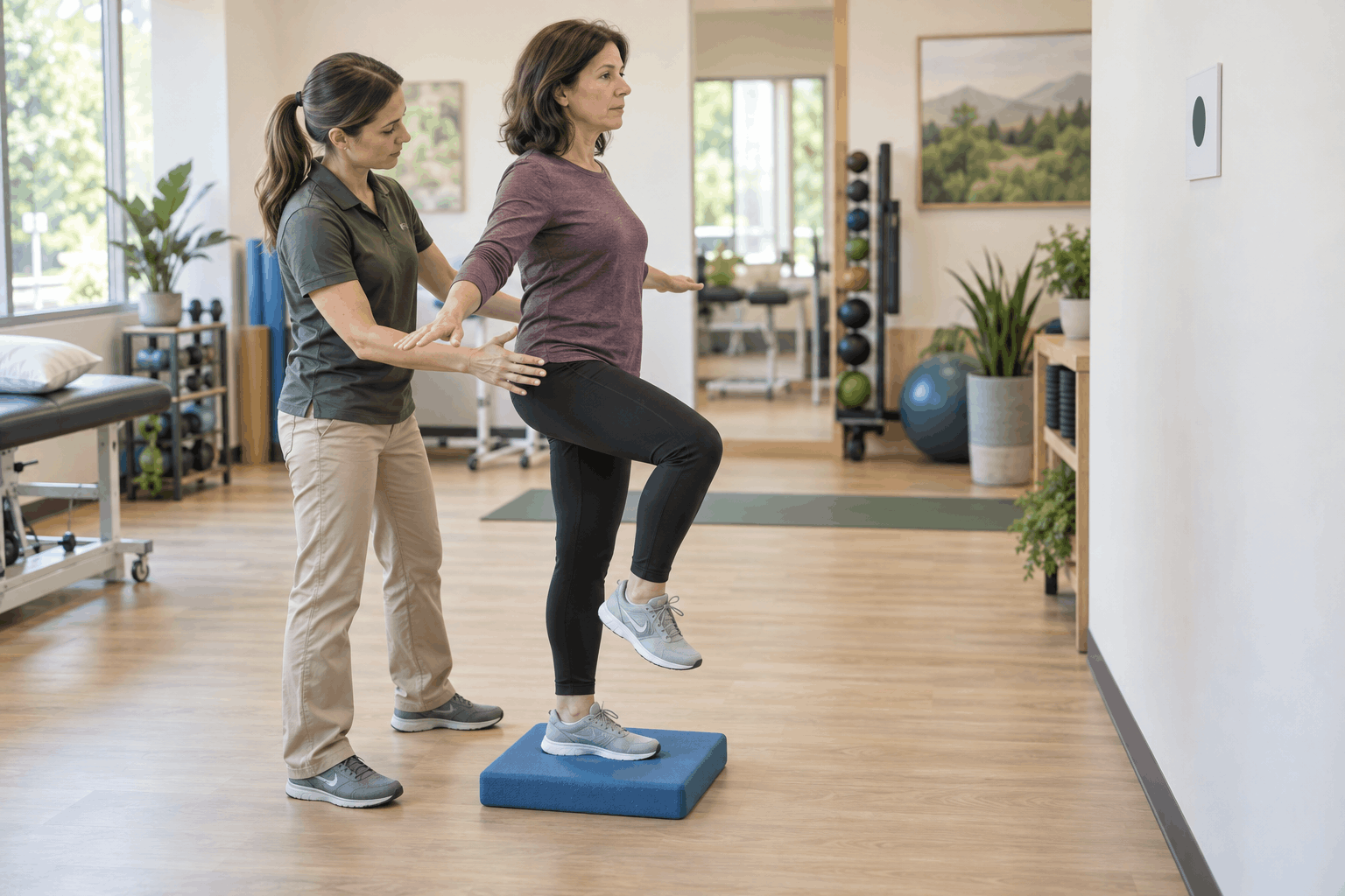 Amber guiding vestibular balance retraining